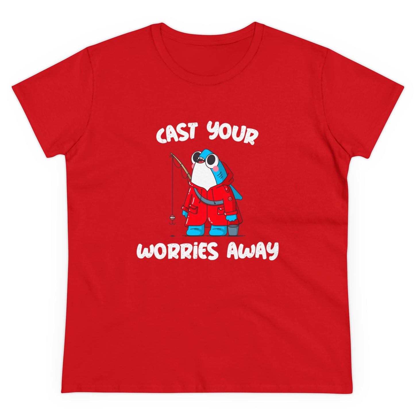 Cast Your Worries Away Women's T-Shirt