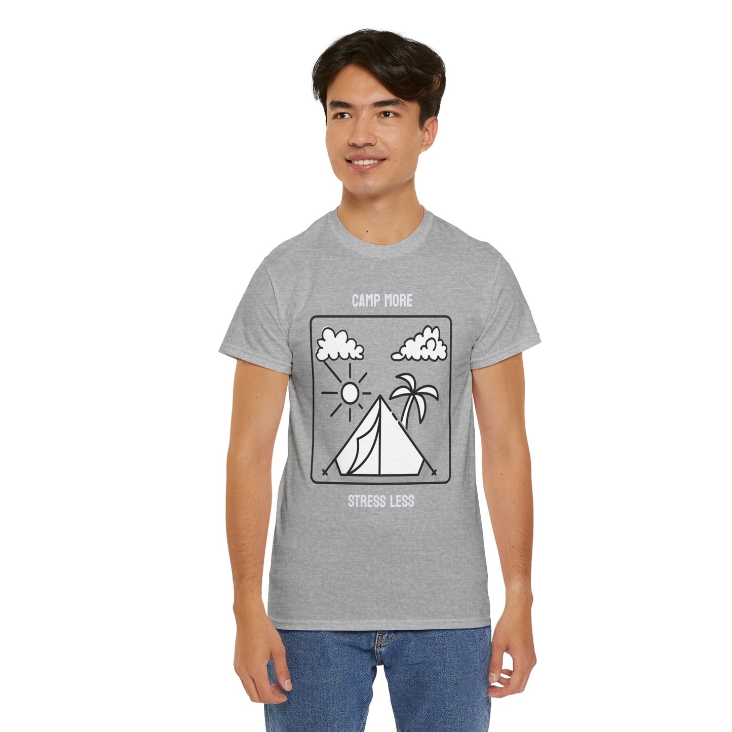 Camp More Stress Less Unisex T-Shirt  ~ AUS Shipping
