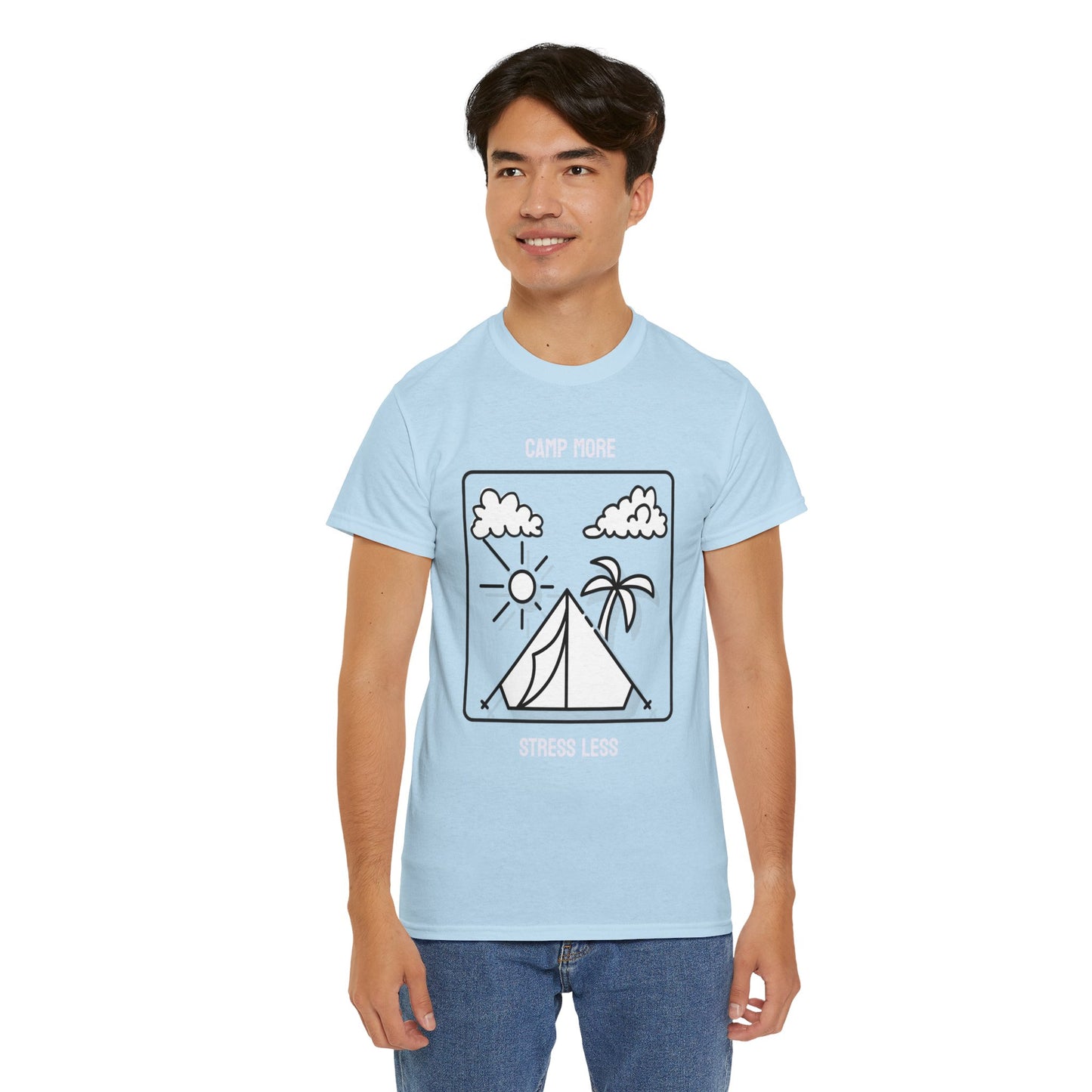 Camp More Stress Less Unisex T-Shirt  ~ AUS Shipping